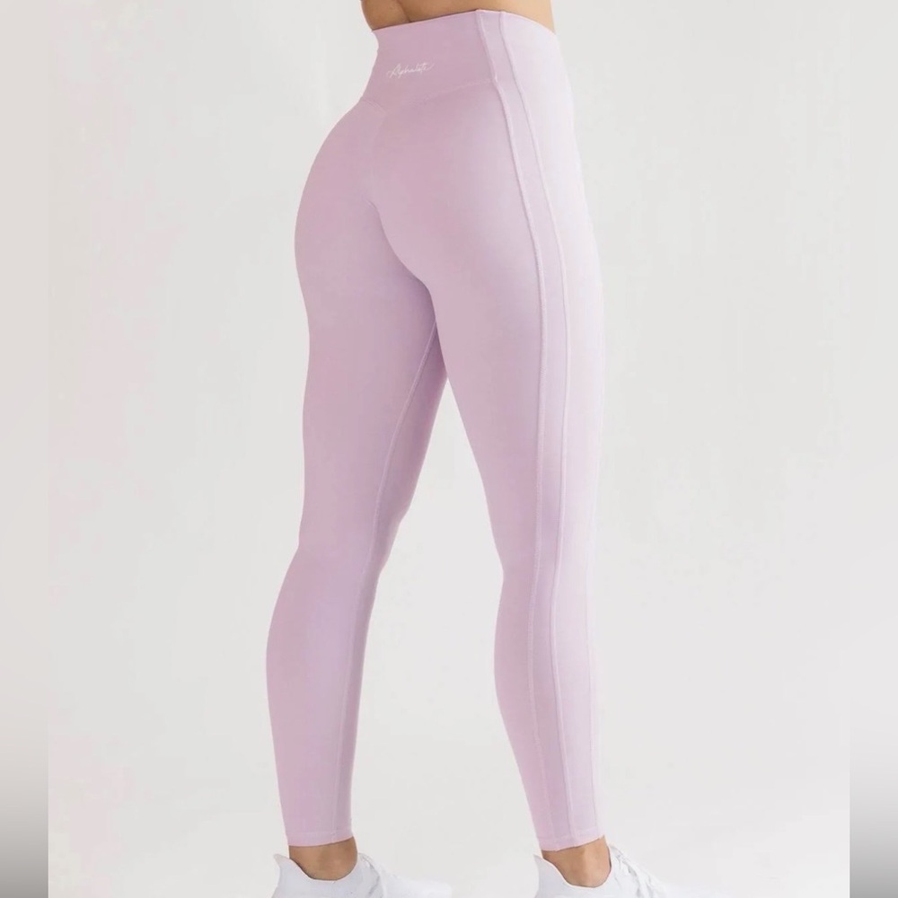 Alphalete Womens Lavender “Kinetic Pulse” Performance Leggings